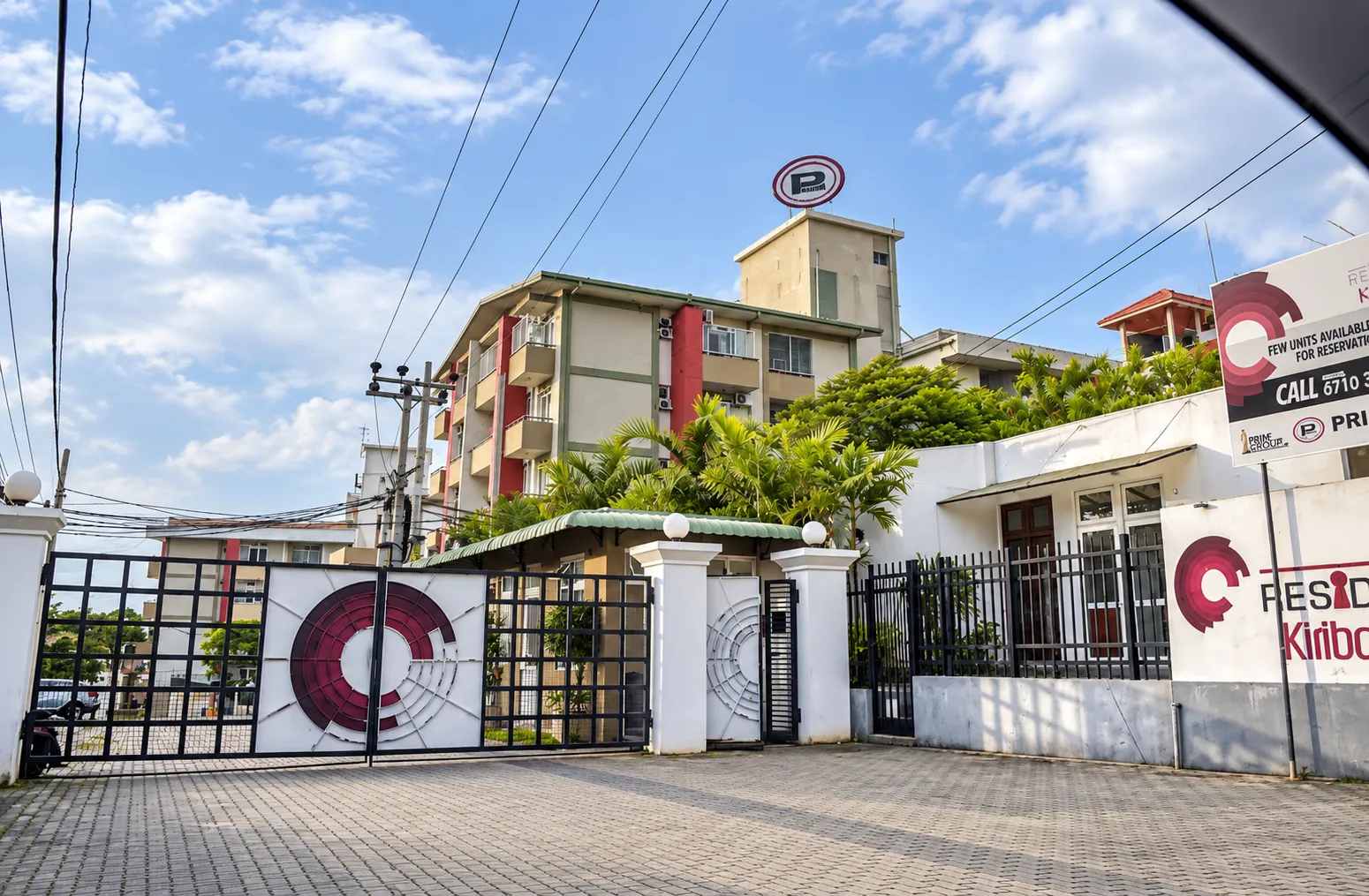Prime Residencies entrance in Kiribathgoda near Kadawatha